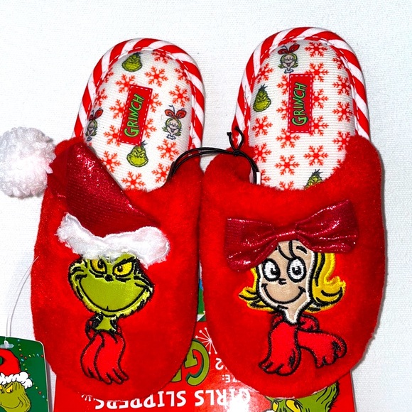 Other - Grinch Slippers Kids FIRM PRICE